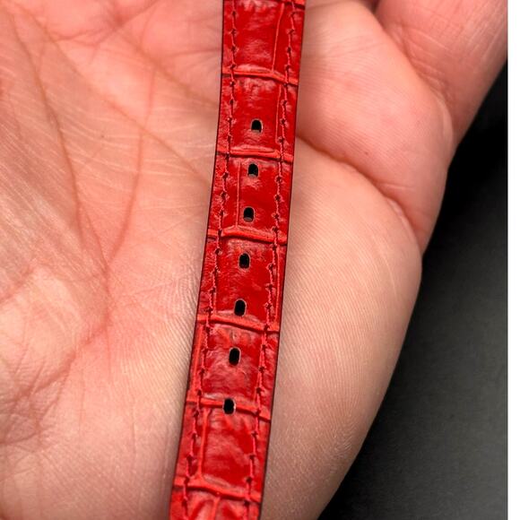 Brighton Waterford W10017 Womens Reversible Red Black Leather Strap Watch NIBWT main image 6